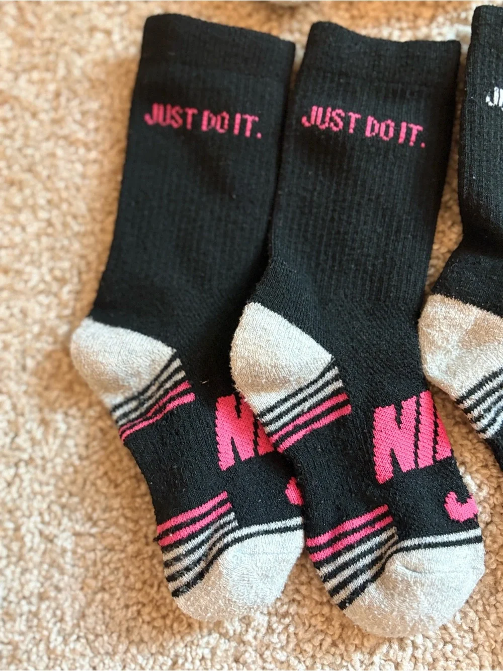 Nike Boys Crew Socks Bundle (Shoe Size 10C–3Y) – 6 Pairs
